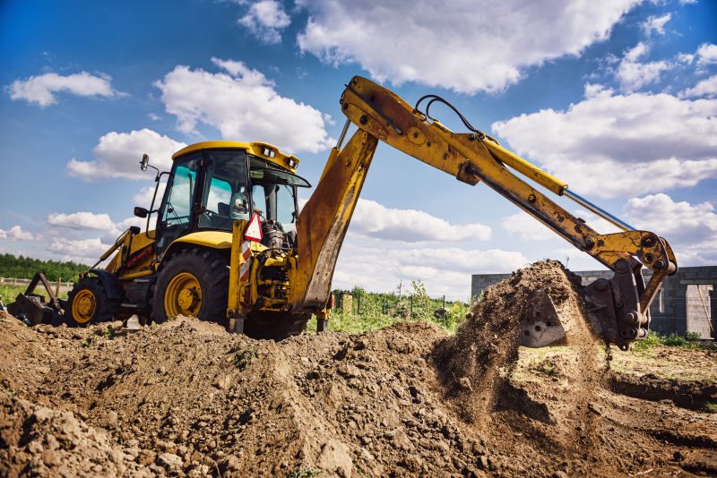 Backhoe Trenching